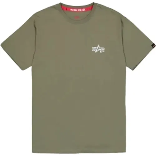 Signature Kurzarm T-Shirt - alpha industries - Modalova