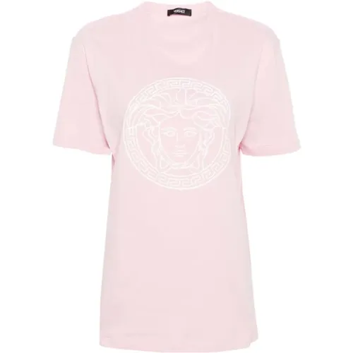 T-Shirts , Damen, Größe: S - Versace - Modalova