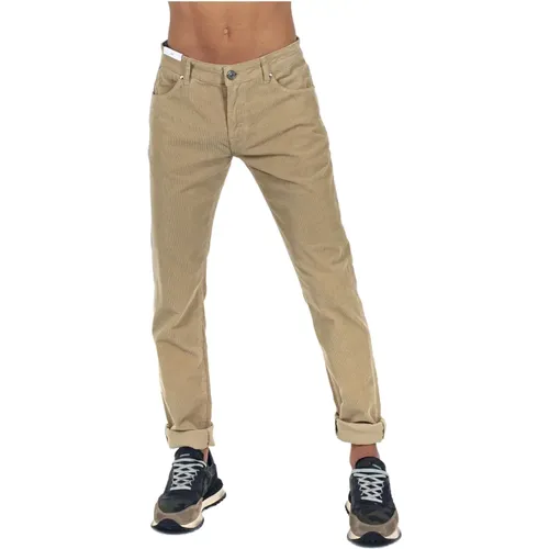 Slim-fit Trousers , male, Sizes: W36, W34, W32, W33, W35 - PT Torino - Modalova