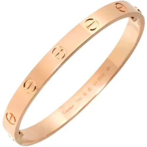 Pre-owned Rose Gold bracelets , female, Sizes: ONE SIZE - Cartier Vintage - Modalova