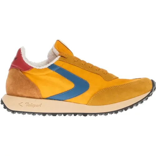 Mens Shoes Sneakers Yellow Ss24 , male, Sizes: 10 UK, 7 UK, 6 UK, 9 UK, 8 UK - Valsport 1920 - Modalova