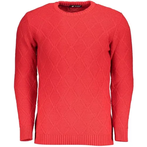 Diamantmuster Crew Neck Sweater , Herren, Größe: XL - U.S. Polo Assn. - Modalova