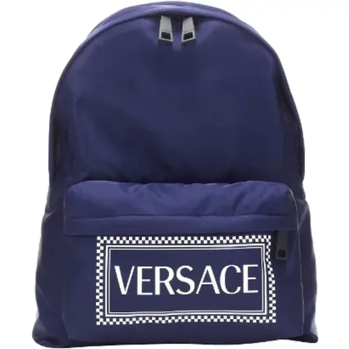 Canvas travel-bags , male, Sizes: ONE SIZE - Versace - Modalova