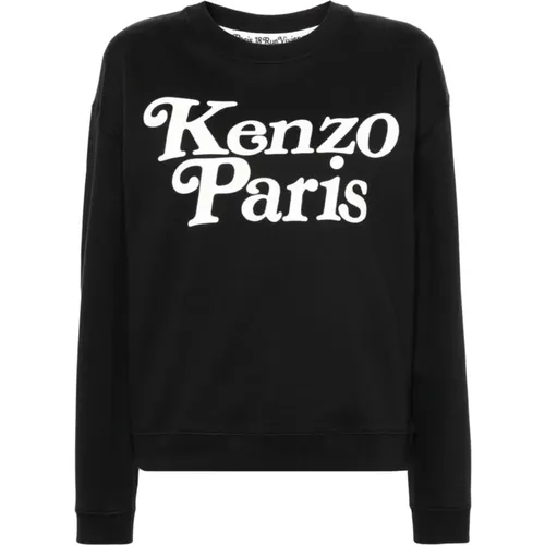 Schwarze Sweatshirts für Frauen , Damen, Größe: L - Kenzo - Modalova