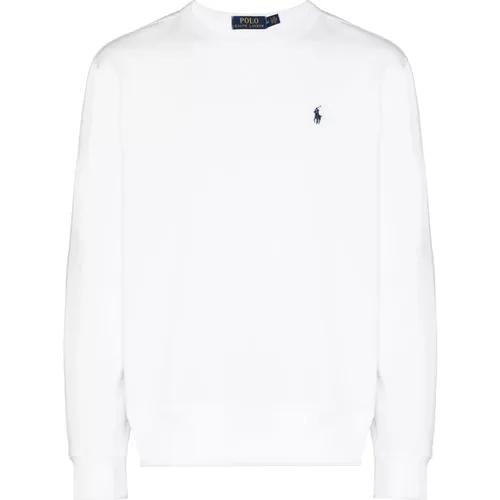Weißer Sweatshirt mit gesticktem Logo - Ralph Lauren - Modalova