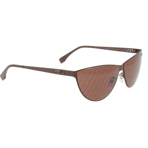 Stylische Sonnenbrille , Damen, Größe: 53 MM - Fendi - Modalova