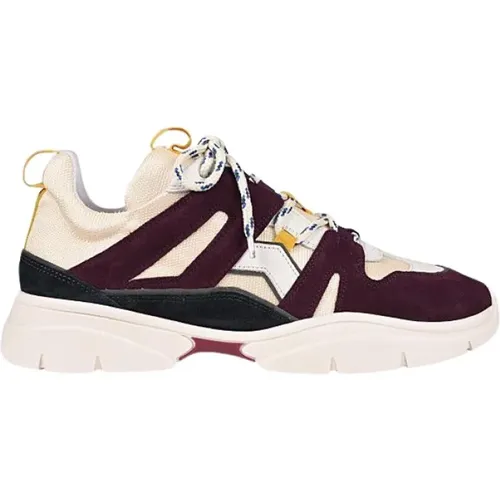 Neoprene Sneakers with Leather Applications , male, Sizes: 10 UK - Isabel marant - Modalova