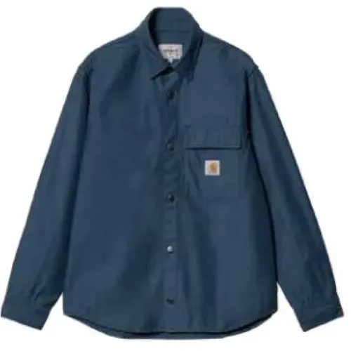 Blaue Hemden für Männer , Herren, Größe: M - Carhartt WIP - Modalova