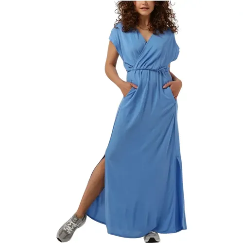 Arezzo Maxi Kleid in Hellblau , Damen, Größe: M - Second Female - Modalova