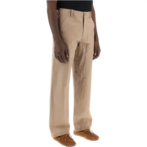 Mathurin crepe pants , male, Sizes: M - A.p.c. - Modalova