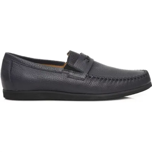 Herren Leder Loafers mit Gummisohle , Herren, Größe: 42 EU - Cerruti 1881 - Modalova