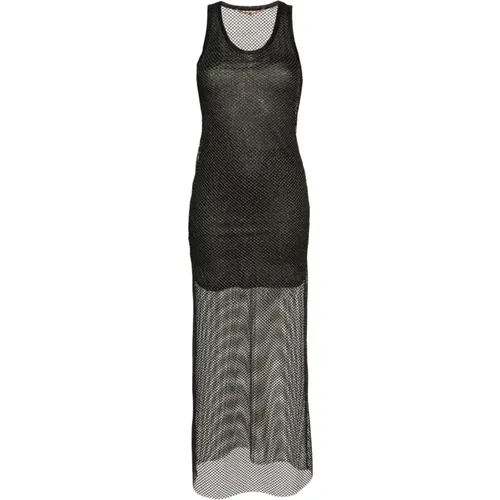 Mesh Layered Dress , female, Sizes: XS, M - Palm Angels - Modalova