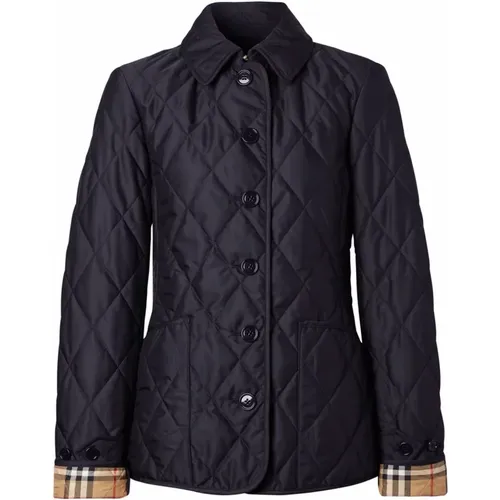 Diamond-Quilted Thermoregulated Jacket , female, Sizes: L, XS, S, XL - Burberry - Modalova