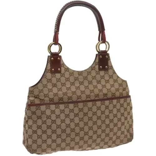 Pre-owned Canvas gucci-bags , female, Sizes: ONE SIZE - Gucci Vintage - Modalova