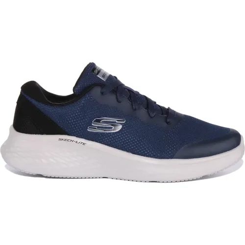 Sportliche Navy Pro-Clear Rush Sneaker , Herren, Größe: 45 EU - Skechers - Modalova