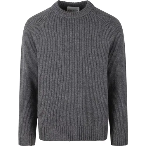 Woll-Crew-Neck Pullover Fw24 , Herren, Größe: M - closed - Modalova