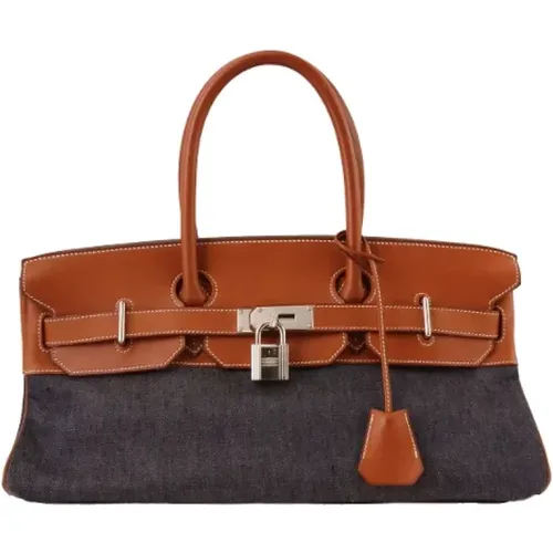 Pre-owned Canvas handbags , female, Sizes: ONE SIZE - Hermès Vintage - Modalova