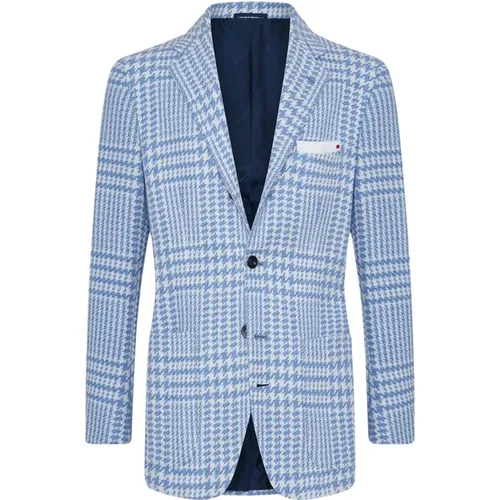 Kaschmir Glen Plaid Jacke Kiton - Kiton - Modalova