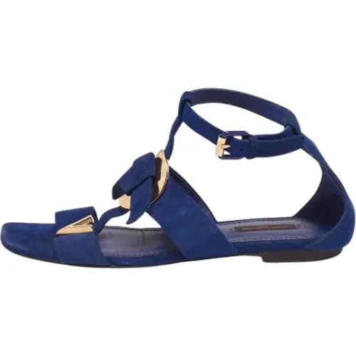 Pre-owned Wildleder sandals , Damen, Größe: 38 EU - Louis Vuitton Vintage - Modalova