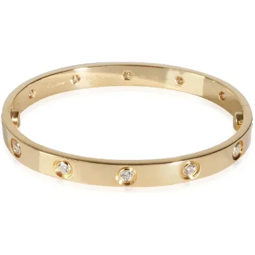 Pre-owned Gold bracelets , female, Sizes: ONE SIZE - Cartier Vintage - Modalova