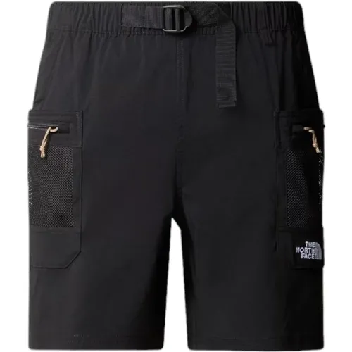 Schwarze Shorts für Outdoor-Aktivitäten , Herren, Größe: M - The North Face - Modalova