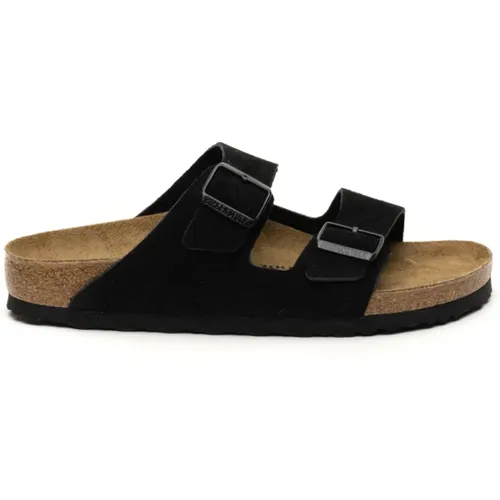 Arizona Schwarze Sandalen , Herren, Größe: 41 EU - Birkenstock - Modalova