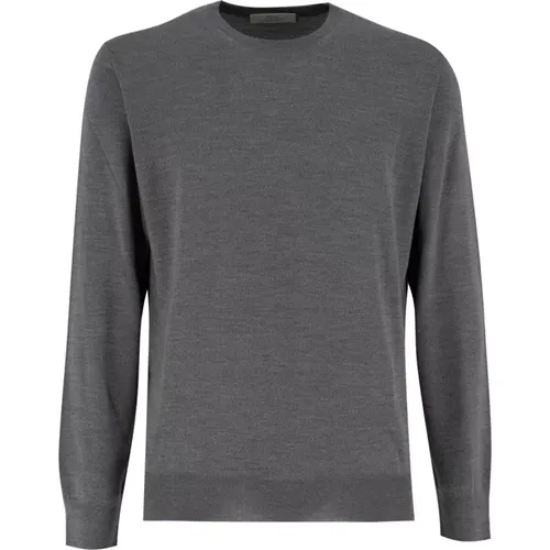 Elegant Crew Neck Sweater , Herren, Größe: 2XL - Mauro Ottaviani - Modalova