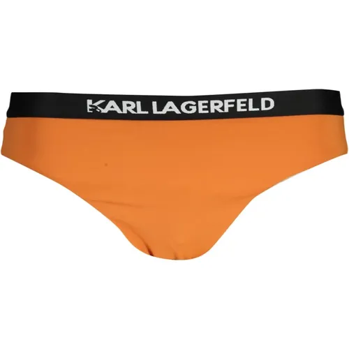 Beachwear Bikini Unterteil mit Kontrastdetails , Herren, Größe: XS - Karl Lagerfeld - Modalova