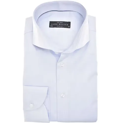 Slim Fit Bügelfreies Hemd , Herren, Größe: 4XL - John Miller - Modalova