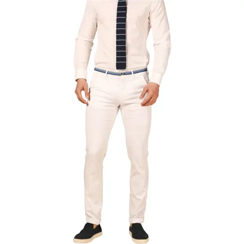 Sommer Herren Chino Hose aus Baumwolle und Tencel , Herren, Größe: XS - Mason's - Modalova