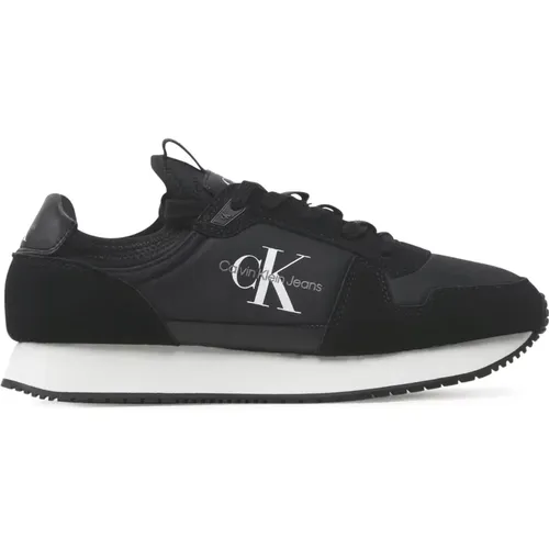 Laceup Runner Sneakers , male, Sizes: 9 UK, 10 UK - Calvin Klein Jeans - Modalova
