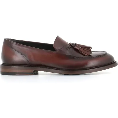 Leather Tassel Moccasin Sandals , male, Sizes: 8 1/2 UK, 9 UK, 8 UK, 6 UK, 7 1/2 UK, 11 UK, 7 UK - Pantanetti - Modalova