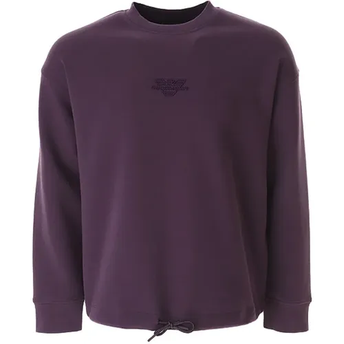 Men's Clothing Sweatshirts Nightshade Ss24 , male, Sizes: L, M - Emporio Armani EA7 - Modalova