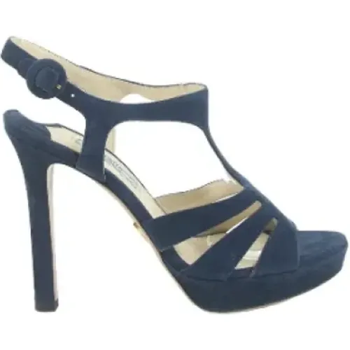 Pre-owned Leather heels , female, Sizes: 3 UK - Prada Vintage - Modalova