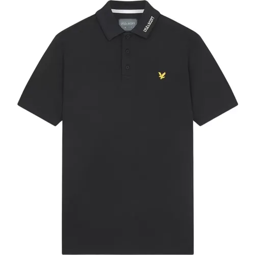 Tech Kragen Logo Polo Shirt , Herren, Größe: XL - Lyle & Scott - Modalova