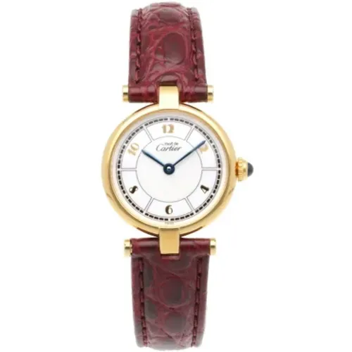 Pre-owned Leather watches , female, Sizes: ONE SIZE - Cartier Vintage - Modalova