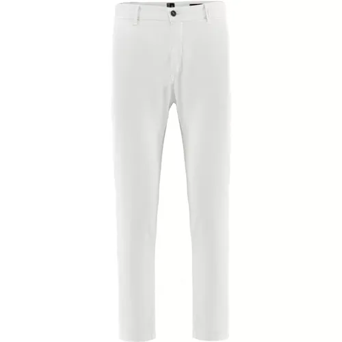 Stretch Cotton Piqué Chino Pants , male, Sizes: W31, W36, W33, W32, W34 - BomBoogie - Modalova