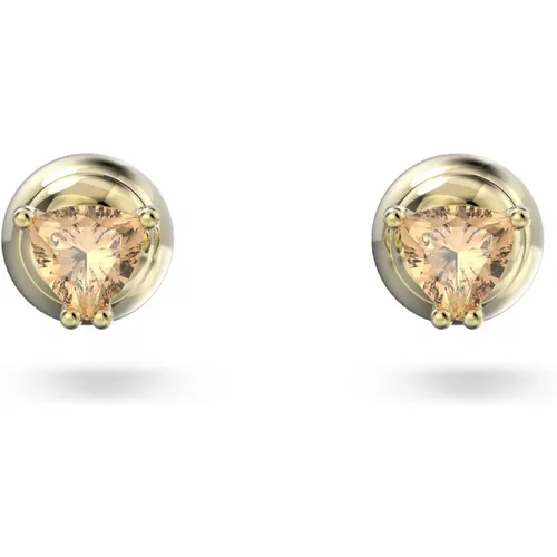 Trilliant Cut Stud Earrings , female, Sizes: ONE SIZE - Swarovski - Modalova