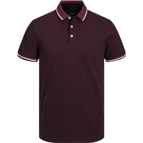 Herren Polo Shirt Slim Fit Kurzarm - jack & jones - Modalova