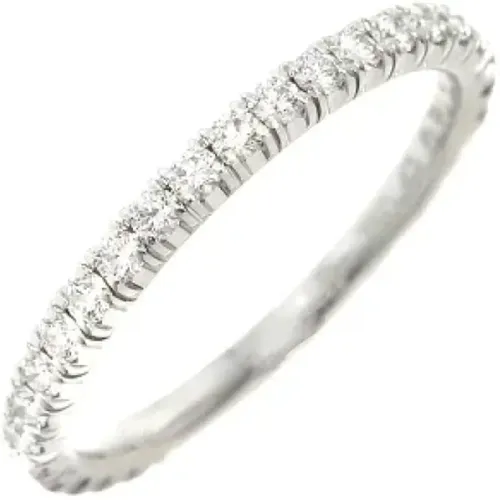 Pre-owned White Gold rings , female, Sizes: ONE SIZE - Cartier Vintage - Modalova
