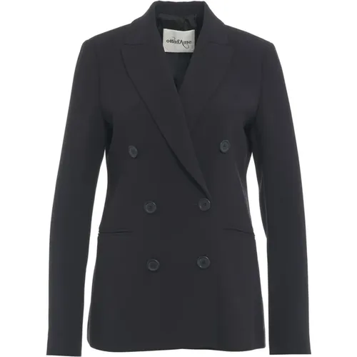 Double-breasted Blazer , female, Sizes: M - Ottod'Ame - Modalova