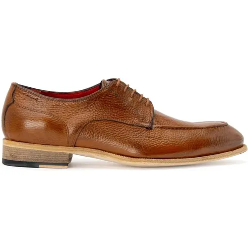 Men Shoes Laced Brandy Ss22 , male, Sizes: 11 UK, 8 UK - Alexander 1910 - Modalova