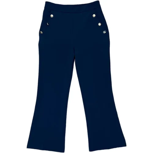 Damen Chino Hose, Synthetisches Material , Damen, Größe: M - KAOS - Modalova