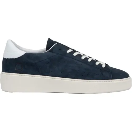 Vintage Suede Sneakers with Raised Box Sole , male, Sizes: 7 UK, 11 UK, 13 UK - D.a.t.e. - Modalova