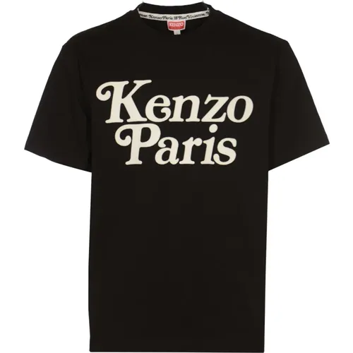 Schwarze T-Shirts und Polos , Herren, Größe: S - Kenzo - Modalova