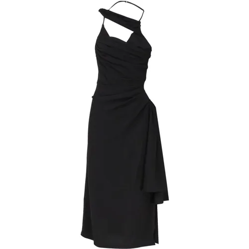 Asymmetrical Draped Dress , female, Sizes: 2XS - Jacquemus - Modalova