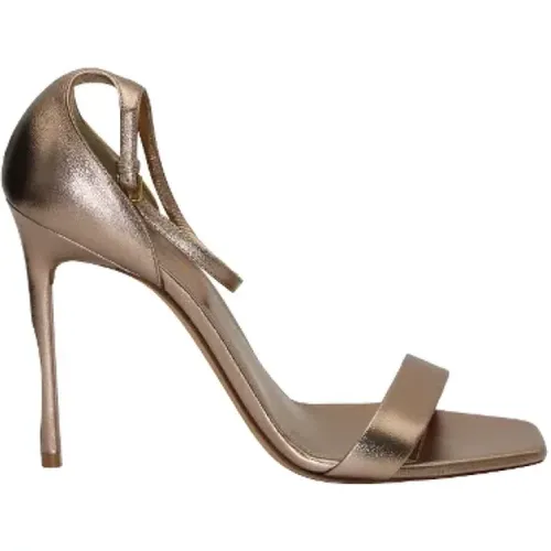 Pre-owned Leather heels , female, Sizes: 8 UK - Yves Saint Laurent Vintage - Modalova