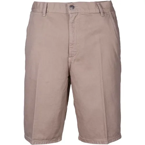 Men's Bermuda Shorts, Regular Fit, Low Waist, Made in Italy , male, Sizes: W32, W33, W31 - Dondup - Modalova