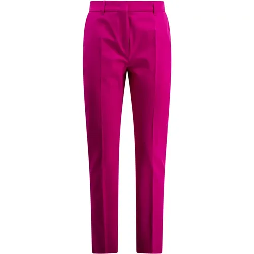 Alfonsa jersey wide-leg pants in pink - Max Mara