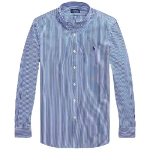 Striped Shirt with Iconic Logo , male, Sizes: L, M - Ralph Lauren - Modalova